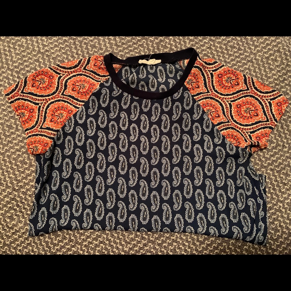 Women’s paisley shirt